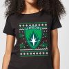 Guardians Of The Galaxy Badge Pattern Christmas Women's Christmas T-Shirt - Black - XXL - Noir chez Zavvi FR image 5059478618861