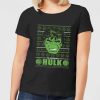 Marvel Hulk Face Women's Christmas T-Shirt - Black - XXL - Noir chez Zavvi FR image 5059478619134