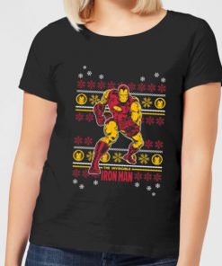 Marvel Iron Man Women's Christmas T-Shirt - Black - XXL - Noir chez Zavvi FR image 5059478624954