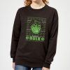 Marvel Hulk Face Women's Christmas Sweatshirt - Black - 5XL - Noir chez Zavvi FR image 5059478628341