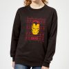 Marvel Iron Man Face Women's Christmas Sweatshirt - Black - 5XL - Noir chez Zavvi FR image 5059478635363