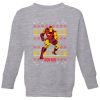 Marvel Iron Man Kids' Christmas Sweatshirt - Grey - 11-12 ans - Gris chez Zavvi FR image 5059478643443