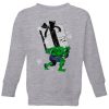 Marvel The Incredible Hulk Christmas Present Kids' Christmas Sweatshirt - Grey - 11-12 ans - Gris chez Zavvi FR image 5059478644747
