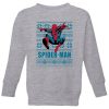 Marvel Spider-Man Kids' Christmas Sweatshirt - Grey - 11-12 ans - Gris chez Zavvi FR image 5059478646192