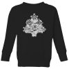Marvel Shields Snowflakes Kids' Christmas Sweatshirt - Black - 11-12 ans - Noir chez Zavvi FR image 5059478647694