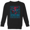 Marvel Spider-Man Kids' Christmas Sweatshirt - Black - 11-12 ans - Noir chez Zavvi FR image 5059478648790