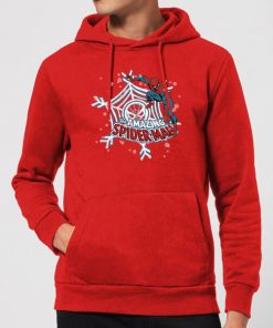 Marvel Spider-Man Christmas Hoodie - Red - M - Rouge chez Zavvi FR image 5059478655712