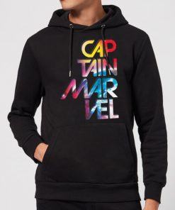 Captain Marvel Galactic Text Hoodie - Black - M - Noir chez Zavvi FR image 5059478743761