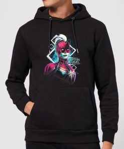 Captain Marvel Neon Warrior Hoodie - Black - M - Noir chez Zavvi FR image 5059478744263