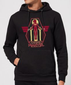 Captain Marvel Flying Warrior Hoodie - Black - M - Noir chez Zavvi FR image 5059478744669