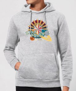 Captain Marvel Star Power Hoodie - Grey - M - Gris chez Zavvi FR image 5059478744867