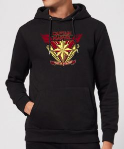 Captain Marvel Protector Of The Skies Hoodie - Black - M - Noir chez Zavvi FR image 5059478744966