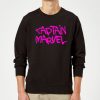 Captain Marvel Spray Text Sweatshirt - Black - XXL - Noir chez Zavvi FR image 5059478745208