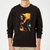 Captain Marvel Galactic Shine Sweatshirt - Black - XXL - Noir chez Zavvi FR image 5059478745369