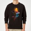 Captain Marvel Nebula Flight Sweatshirt - Black - XXL - Noir chez Zavvi FR image 5059478745444