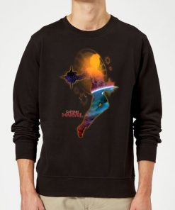 Captain Marvel Nebula Flight Sweatshirt - Black - XXL - Noir chez Zavvi FR image 5059478745444