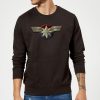 Captain Marvel Chest Emblem Sweatshirt - Black - XXL - Noir chez Zavvi FR image 5059478745680