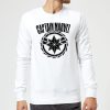 Captain Marvel Logo Sweatshirt - White - XXL - Blanc chez Zavvi FR image 5059478746403