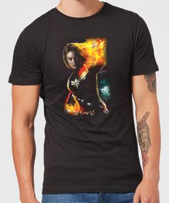 Captain Marvel Galactic Shine Men's T-Shirt - Black - XXL - Noir chez Zavvi FR image 5059478747769