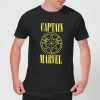 Captain Marvel Grunge Logo Men's T-Shirt - Black - XXL - Noir chez Zavvi FR image 5059478748001