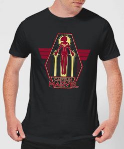 Captain Marvel Flying Warrior Men's T-Shirt - Black - XXL - Noir chez Zavvi FR image 5059478748322