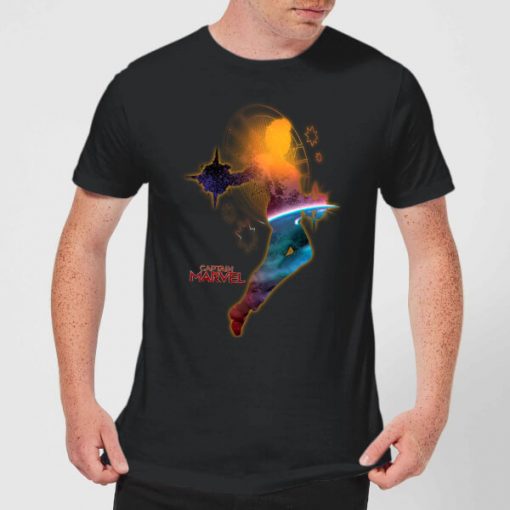 Captain Marvel Nebula Flight Men's T-Shirt - Black - XXL - Noir chez Zavvi FR image 5059478748568