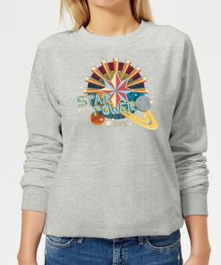 Captain Marvel Star Power Women's Sweatshirt - Grey - XXL - Gris chez Zavvi FR image 5059478749862