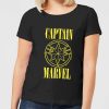 Captain Marvel Grunge Logo Women's T-Shirt - Black - XXL - Noir chez Zavvi FR image 5059478751391