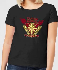 Captain Marvel Protector Of The Skies Women's T-Shirt - Black - XXL - Noir chez Zavvi FR image 5059478751575