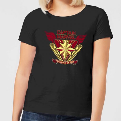 Captain Marvel Protector Of The Skies Women's T-Shirt - Black - XXL - Noir chez Zavvi FR image 5059478751575