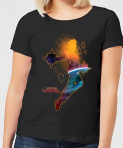 Captain Marvel Nebula Flight Women's T-Shirt - Black - XXL - Noir chez Zavvi FR image 5059478751841