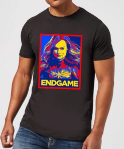 Avengers Endgame Captain Marvel Poster Men's T-Shirt - Black - XXL - Noir chez Zavvi FR image 5059478951593
