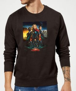 Captain Marvel Movie Starforce Poster Sweatshirt - Black - XXL - Noir chez Zavvi FR image 5059478952200