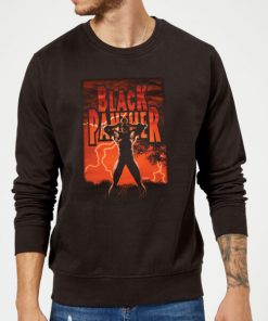 Marvel Universe Wakanda Lightning Sweatshirt - Black - XXL - Noir chez Zavvi FR image 5059478953726