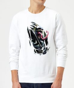 Marvel Venom Inside Me Sweatshirt - White - XXL - Blanc chez Zavvi FR image 5059478954686