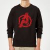 Avengers Endgame Shattered Logo Sweatshirt - Black - XXL - Noir chez Zavvi FR image 5059478955485