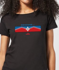 Captain Marvel Sending Women's T-Shirt - Black - XXL - Noir chez Zavvi FR image 5059478957069