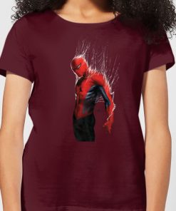 Marvel Spider-man Web Wrap Women's T-Shirt - Burgundy - XXL - Bourgogne chez Zavvi FR image 5059478957151