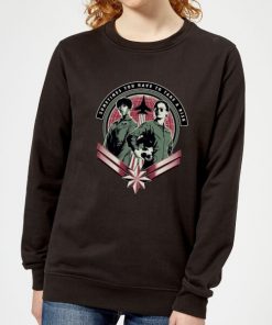 Captain Marvel Take A Risk Women's Sweatshirt - Black - 5XL - Noir chez Zavvi FR image 5059478963275