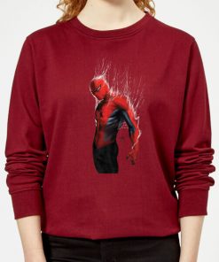Marvel Spider-man Web Wrap Women's Sweatshirt - Burgundy - XXL - Bourgogne chez Zavvi FR image 5059478963510