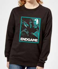 Avengers Endgame War Machine Poster Women's Sweatshirt - Black - 5XL - Noir chez Zavvi FR image 5059478964418