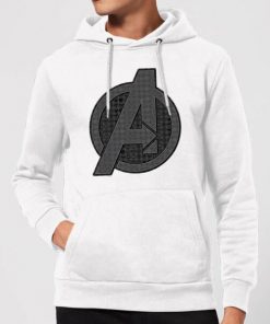 Sweat à capuche Avengers Endgame Iconic Logo Homme - Blanc - M - Blanc chez Zavvi FR image 5059478967723