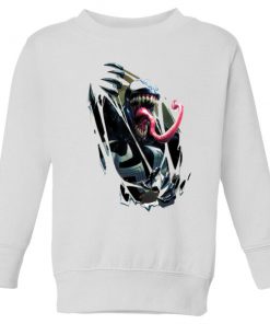 Marvel Venom Inside Me Kids' Sweatshirt - White - 11-12 ans - Blanc chez Zavvi FR image 5059478971508