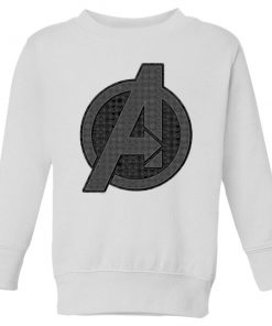 Sweat-shirt Avengers Endgame Iconic Logo - Enfant - Blanc - 11-12 ans - Blanc chez Zavvi FR image 5059478972000