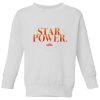 Captain Marvel Star Power Kids' Sweatshirt - White - 11-12 ans - Blanc chez Zavvi FR image 5059478973007