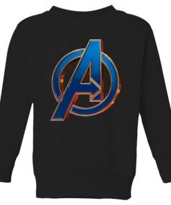 Sweat-shirt Avengers Endgame Heroic Logo - Enfant - Noir - 11-12 ans - Noir chez Zavvi FR image 5059478973458