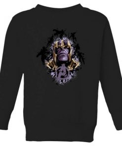 Sweat-shirt Avengers Endgame Warlord Thanos - Enfant - Noir - 11-12 ans - Noir chez Zavvi FR image 5059478973809
