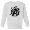 Sweat-shirt Avengers Endgame Hero Circle - Enfant - Blanc - 11-12 ans - Blanc chez Zavvi FR image 5059478974158