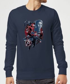 Sweat-shirt Avengers: Endgame Shield Team Homme - Bleu Marine - M - Navy chez Zavvi FR image 5059479000689