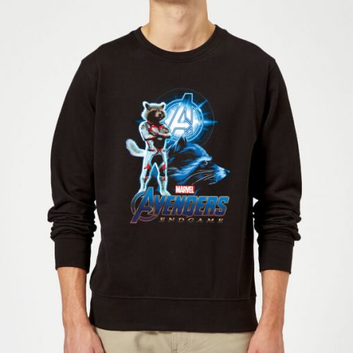 Sweat-shirt Avengers: Endgame Rocket Suit Homme - Noir - XXL - Noir chez Zavvi FR image 5059479000955